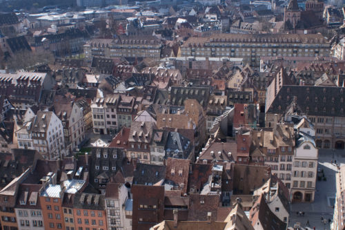 Straßburg - Blick auf die Altstadt