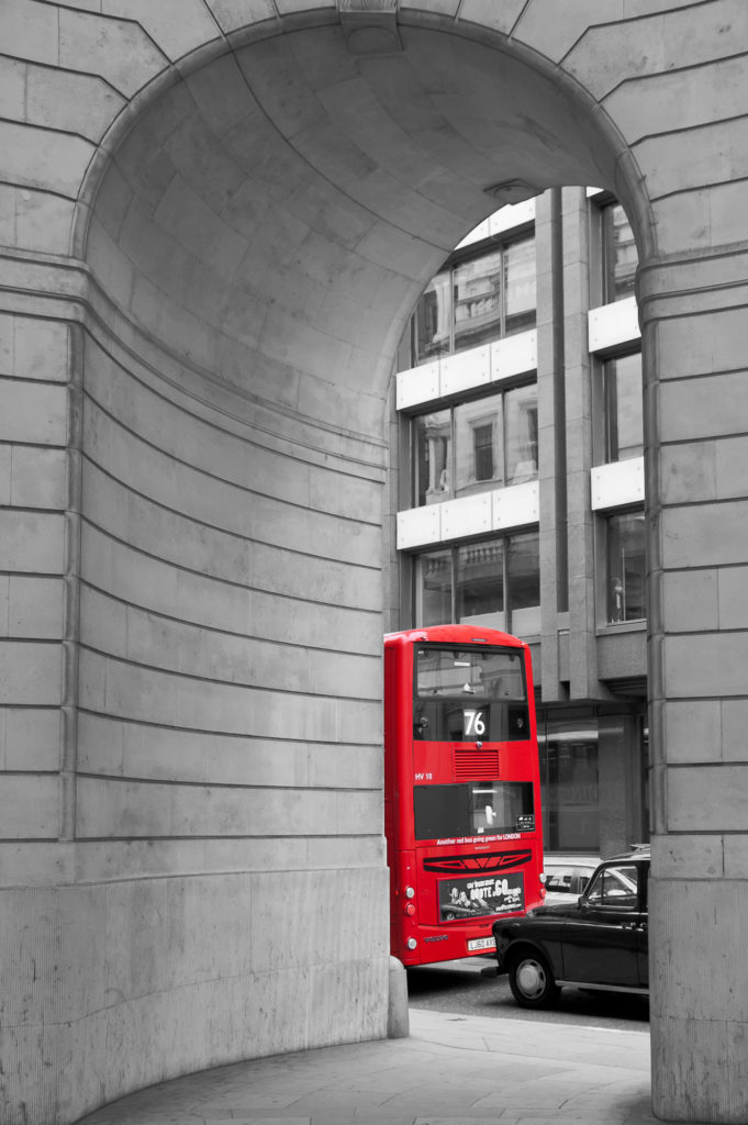 Red: Bus @ Royal Exchange