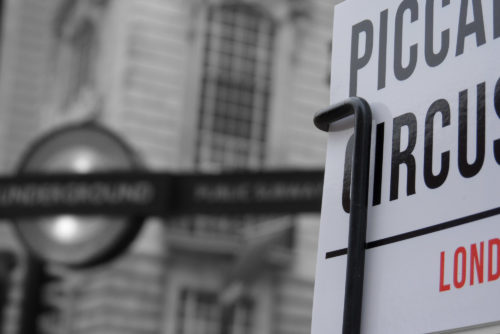 Red: Picadilly Circus VII