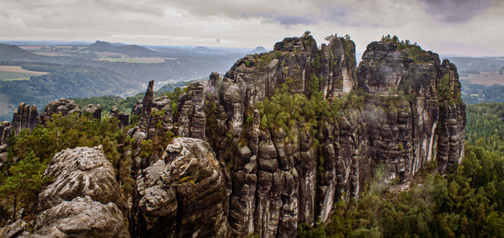 Schrammsteinaussicht - Panorama II